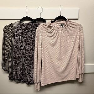 Bundle of 3 - Adrianna Papell Crepe Wrinkle-Free Flowy Tops!